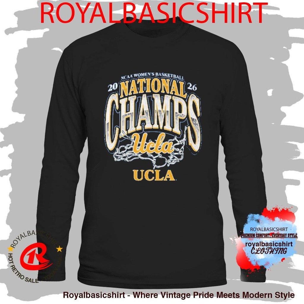 UCLA Bruins 2026 NCAA Women’s Basketball National Champions The Net T-Shirt