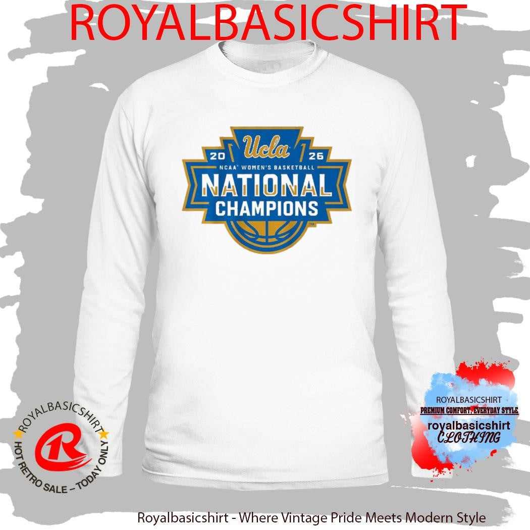 UCLA Bruins WBB 2026 National Champions Logo Shirt