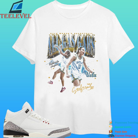 UCLA Bruins Women’s Basketball All Gas Gabs Gabriela Jaquez Signature Shirt