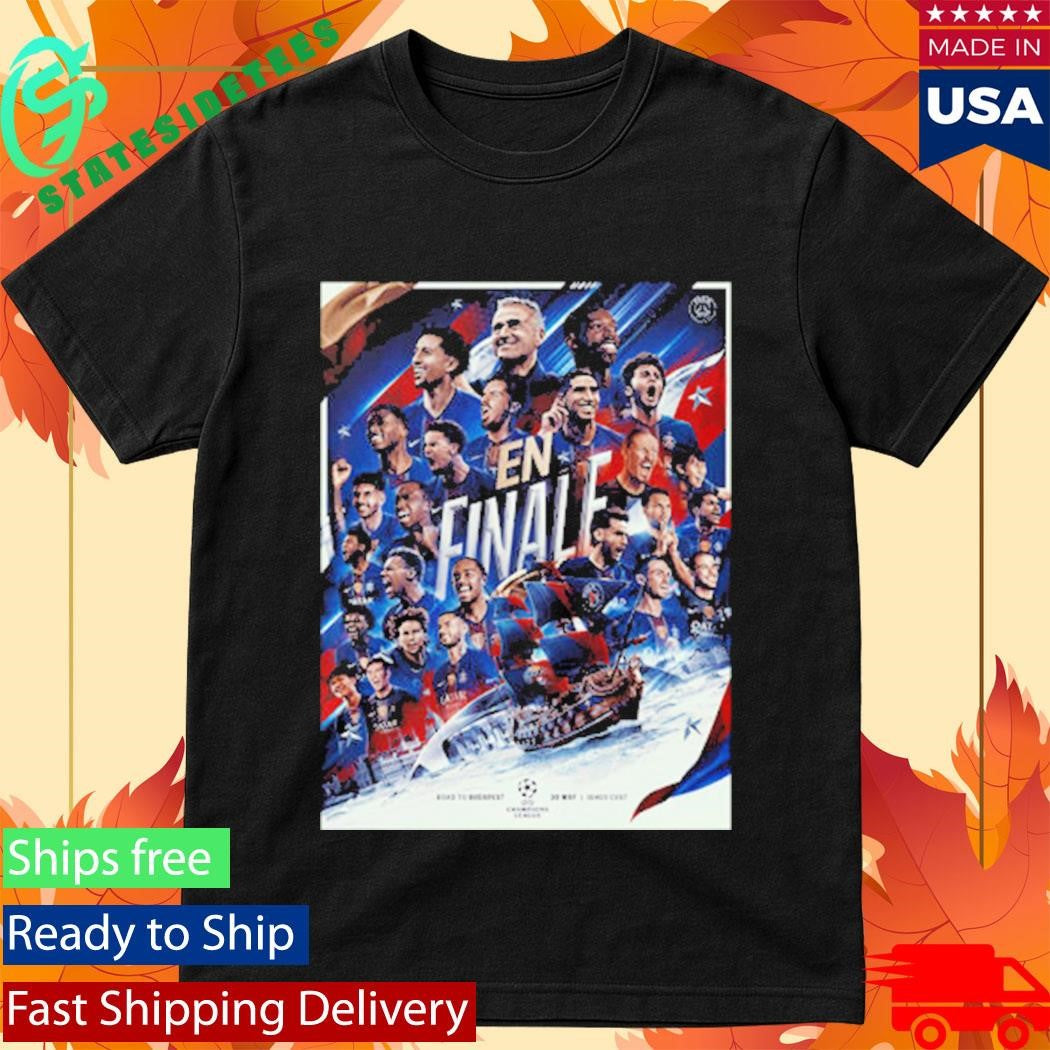 UEFA Champions League 2026 Final PSG Road To Budapest Shirt
