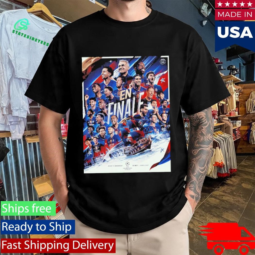 UEFA Champions League 2026 Final PSG Road To Budapest Shirt