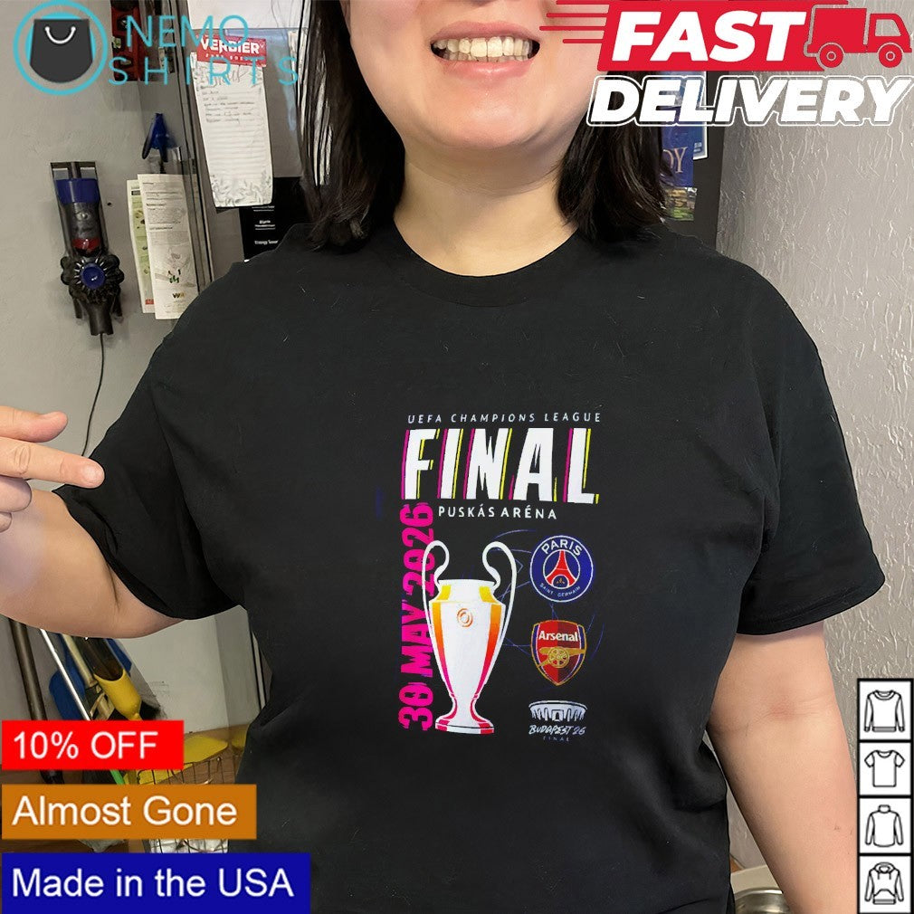 UEFA Champions League final PSG 2026 Budapest final shirt