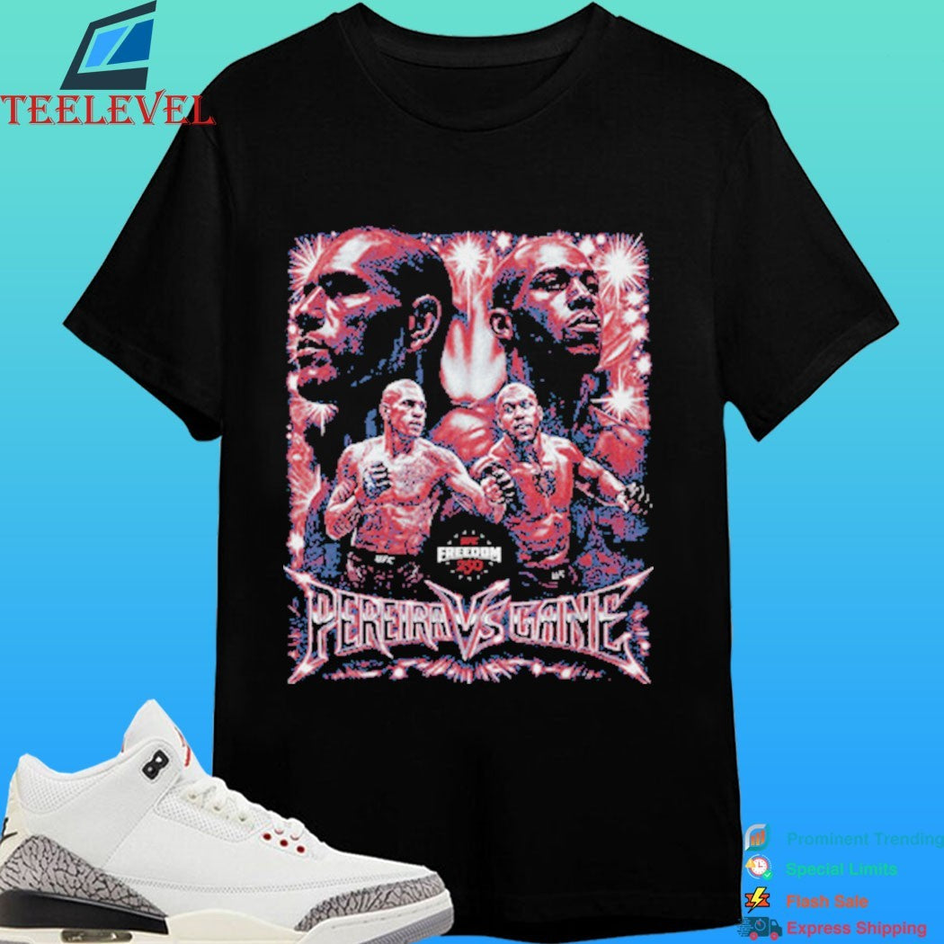 UFC Freedom 250 Alex Pereira Vs Ciryl Gane Vintage Grunge Shirt