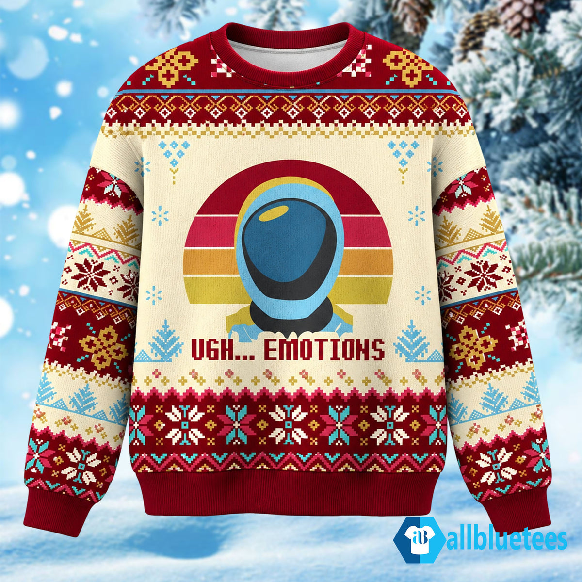 UGH Emotions Ugly Christmas Sweater