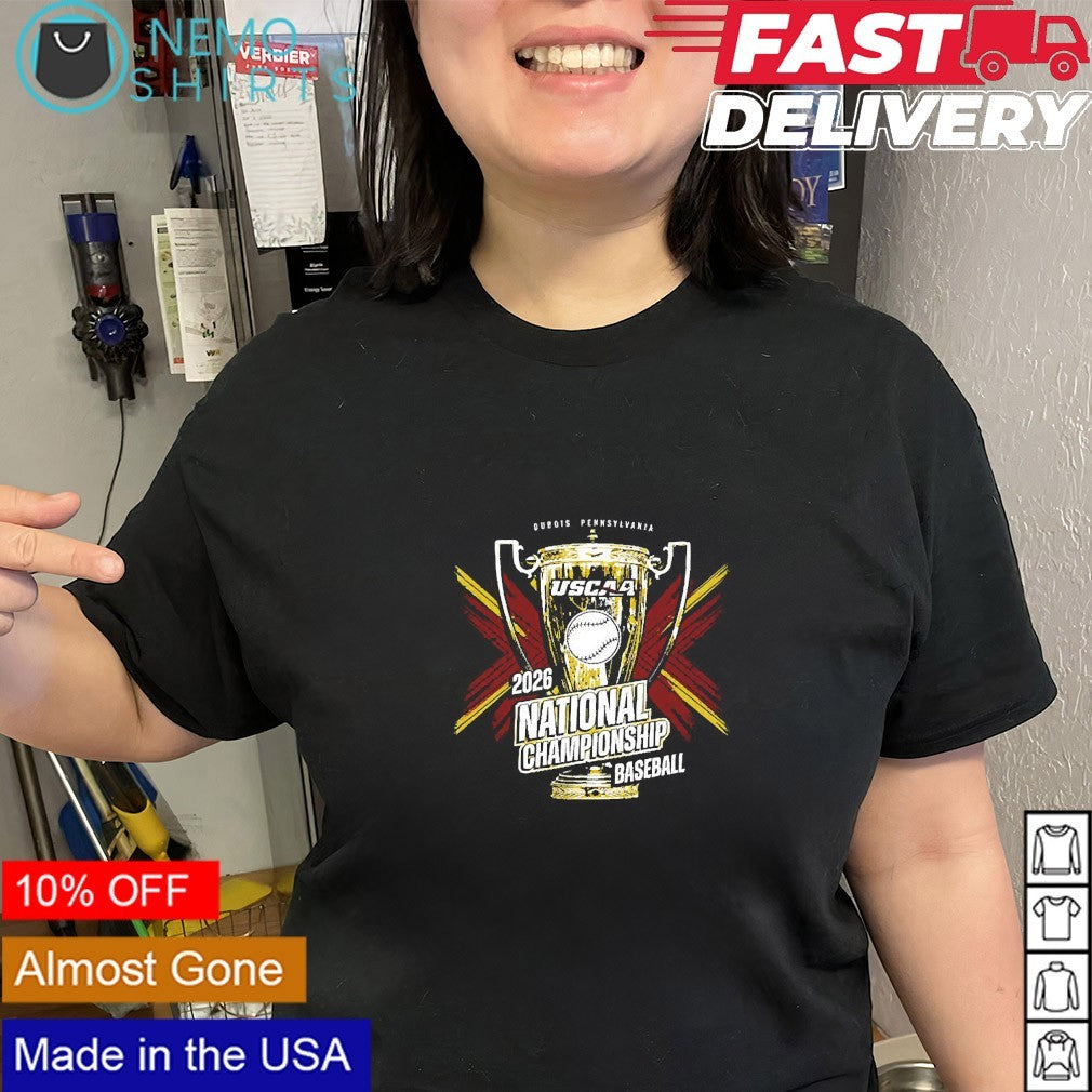 USCAA Baseball 2026 national championship baseball Dubois PA shirt