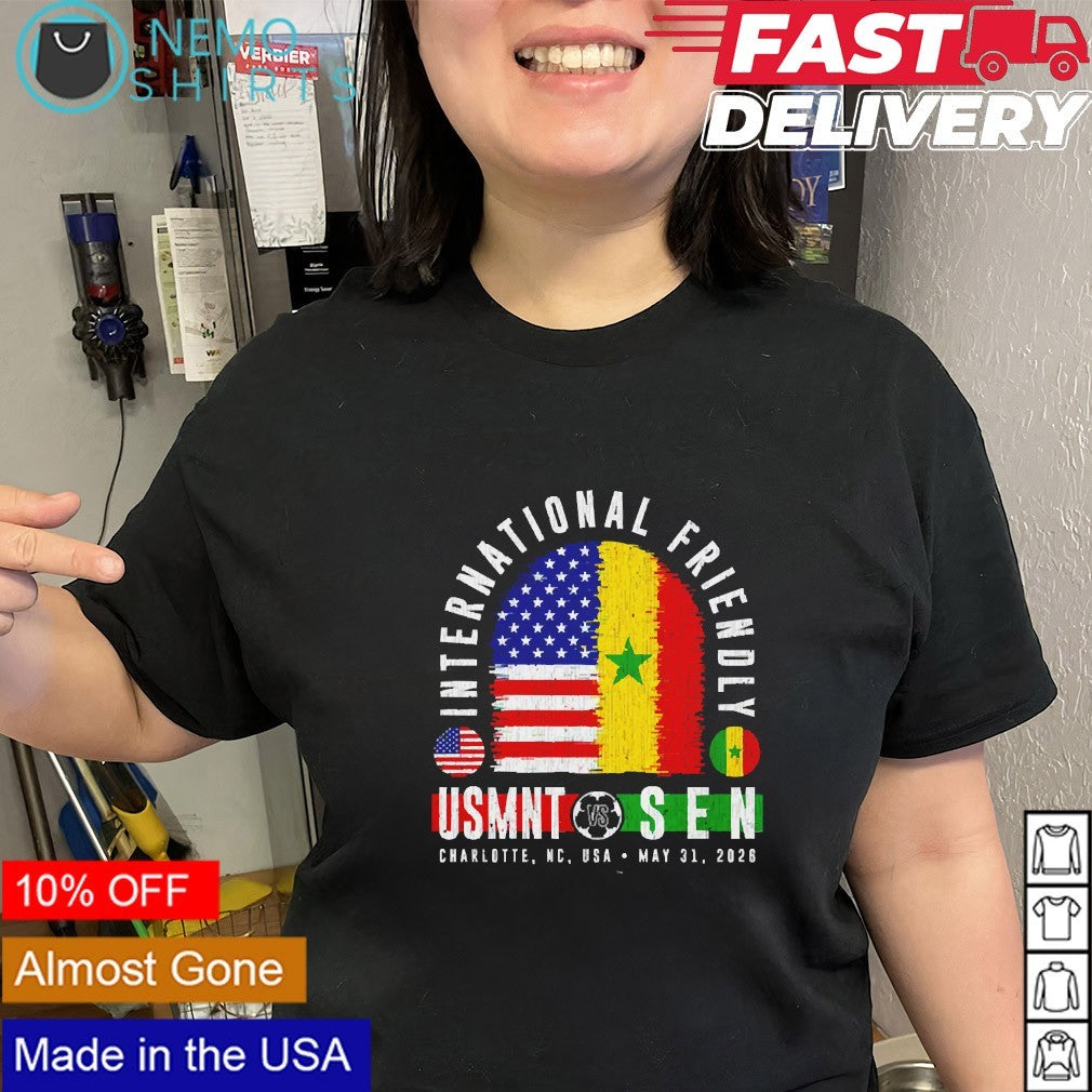 USMNT vs Senegal 2026 International Friendly match up shirt
