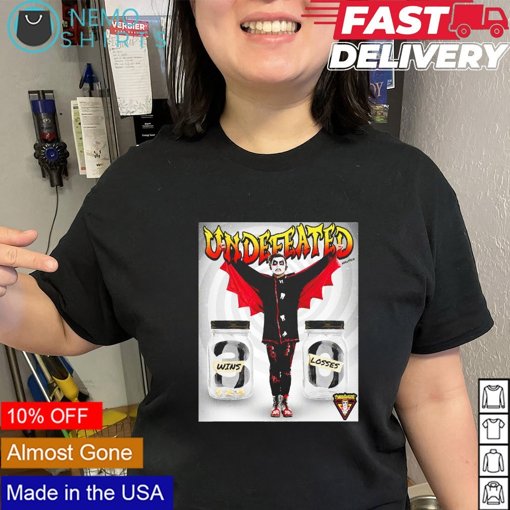 Undefeated Danhausen picks ups the winhausen 3 wins 0 losses shirt