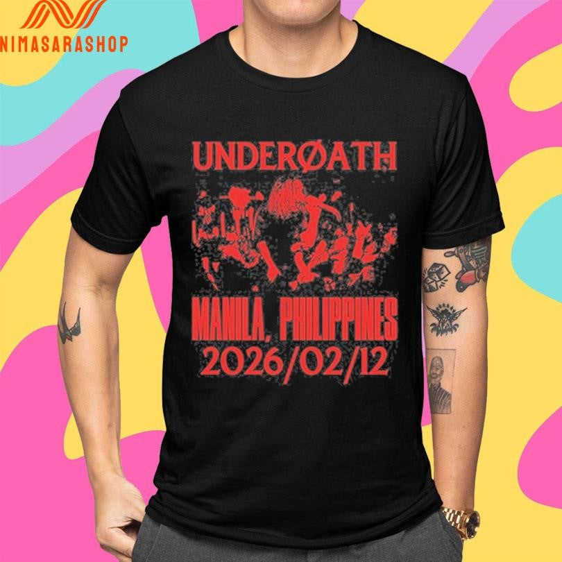Underoath Manila Philippines 2026 02 12 Shirts