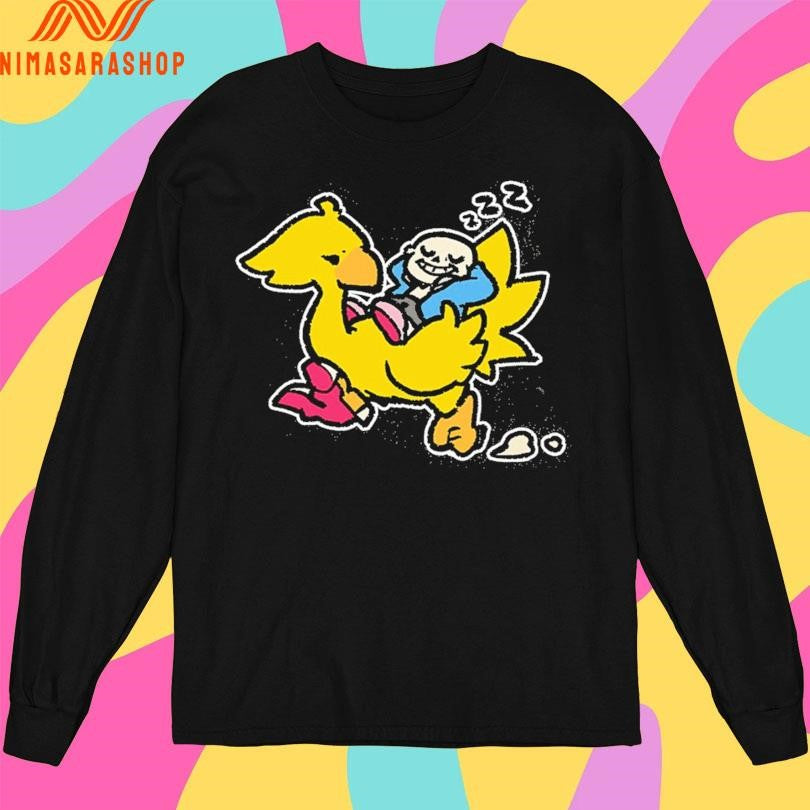 Undertale X Square Enix Sans And Chocobo Shirts