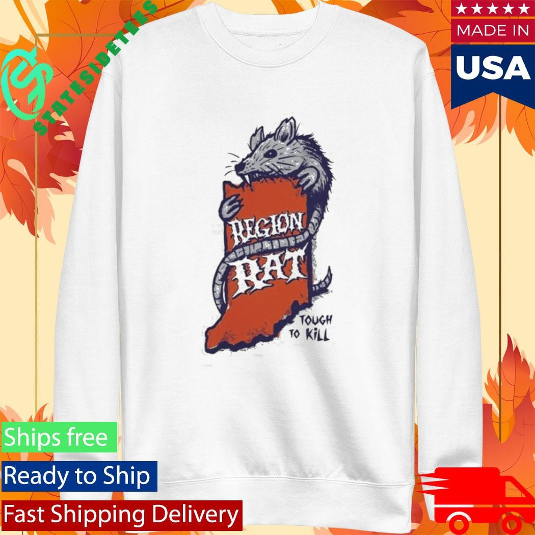 United State Of Indiana Region Rat Tough To Kill Shirt