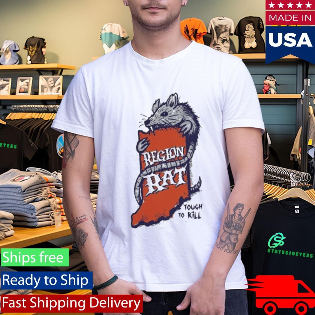 United State Of Indiana Region Rat Tough To Kill Shirt