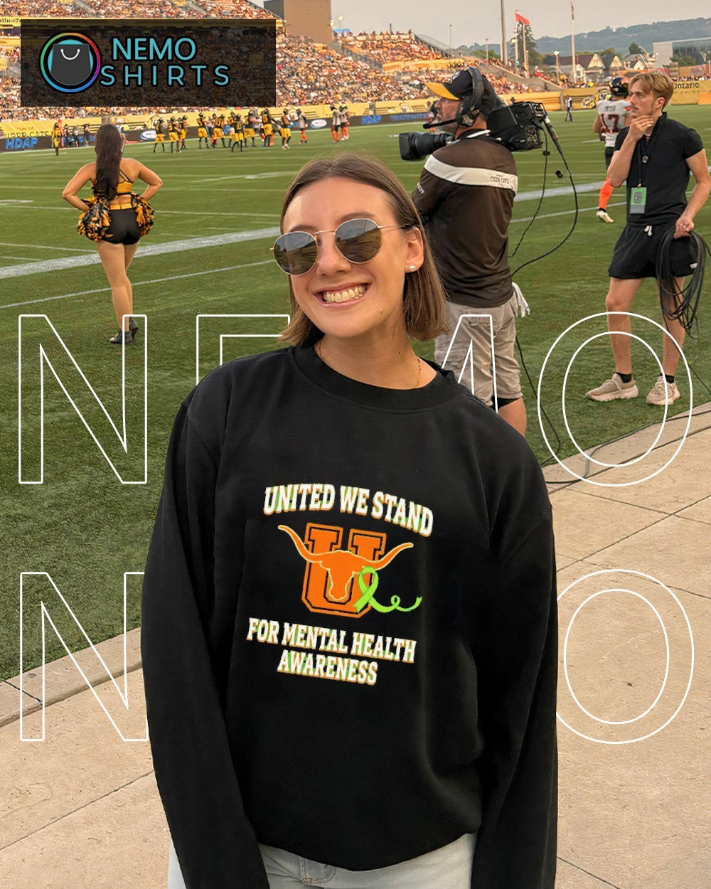 United we stand for mental health awareness UHS Longhorns shirt