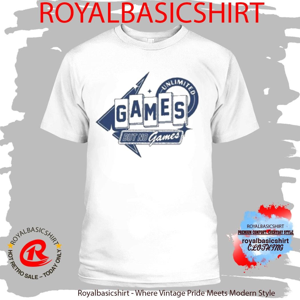 Unlimited Bacon But No Games Sign Shirt