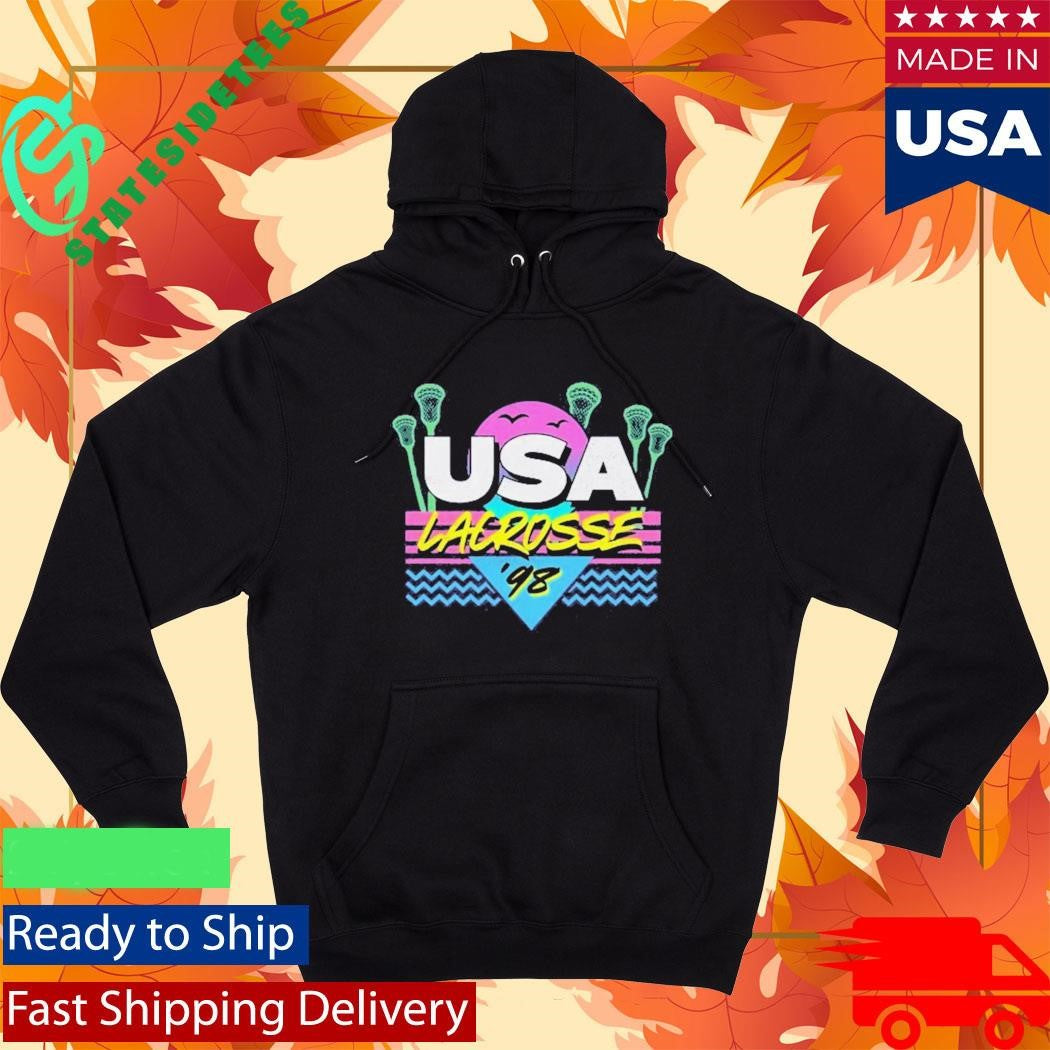 Usa Lacrosse Purple Sunset Shirt