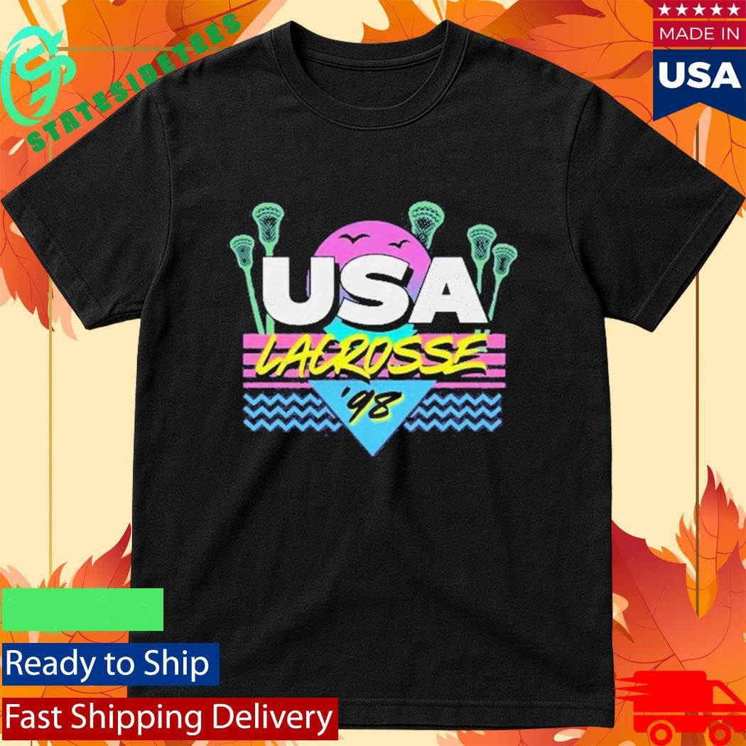 Usa Lacrosse Purple Sunset Shirt