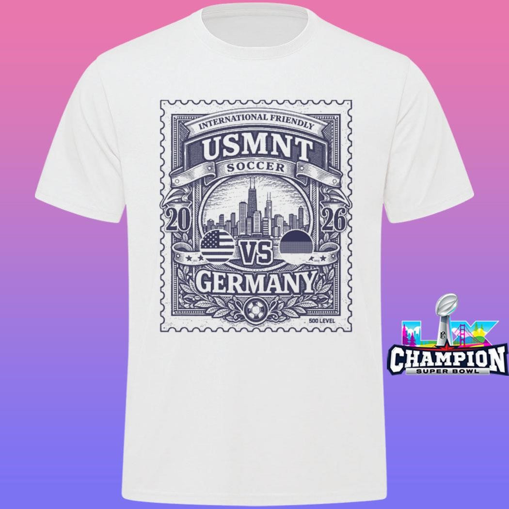 Usmnt Vs Germany 2026 Match Up Stamp Shirt