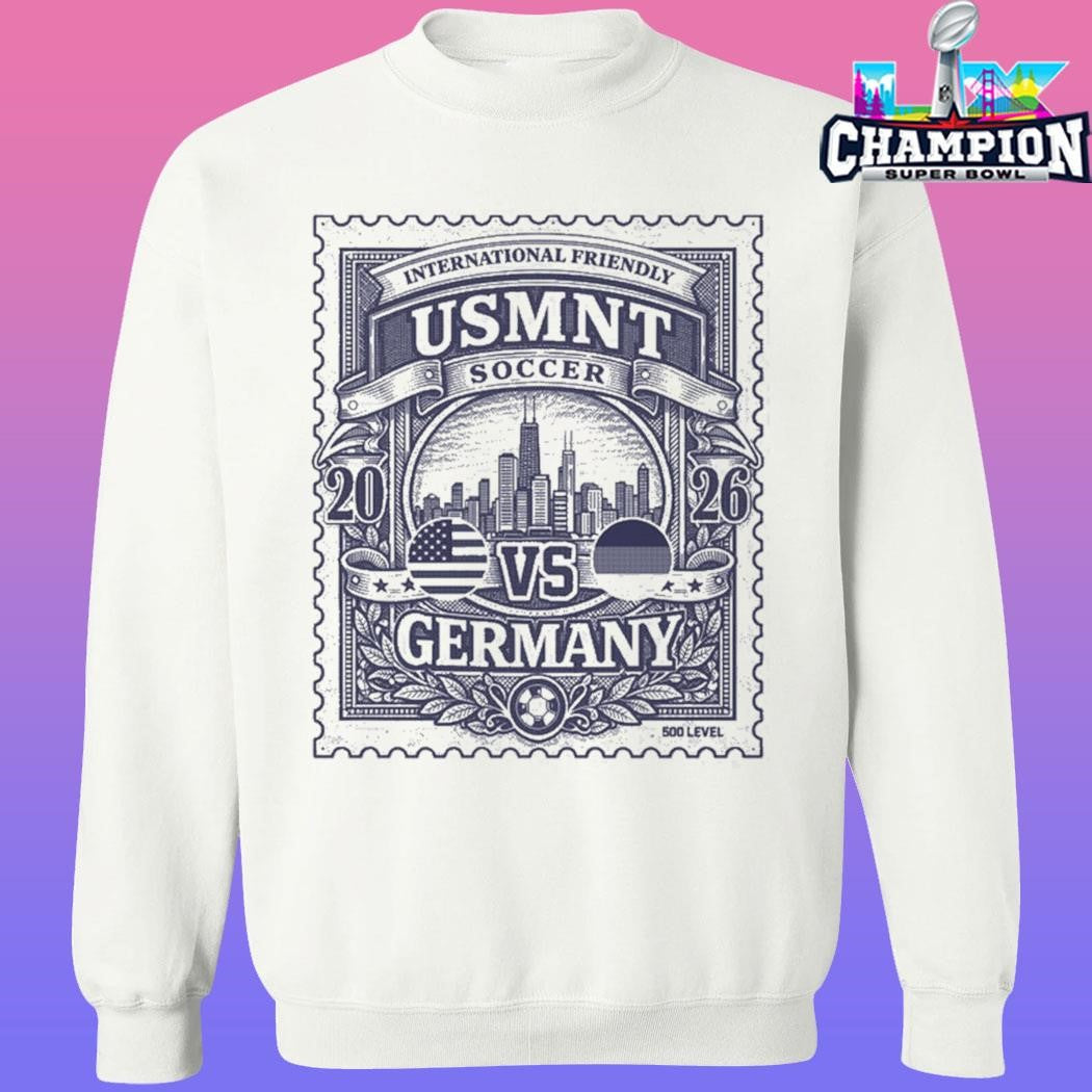Usmnt Vs Germany 2026 Match Up Stamp Shirt
