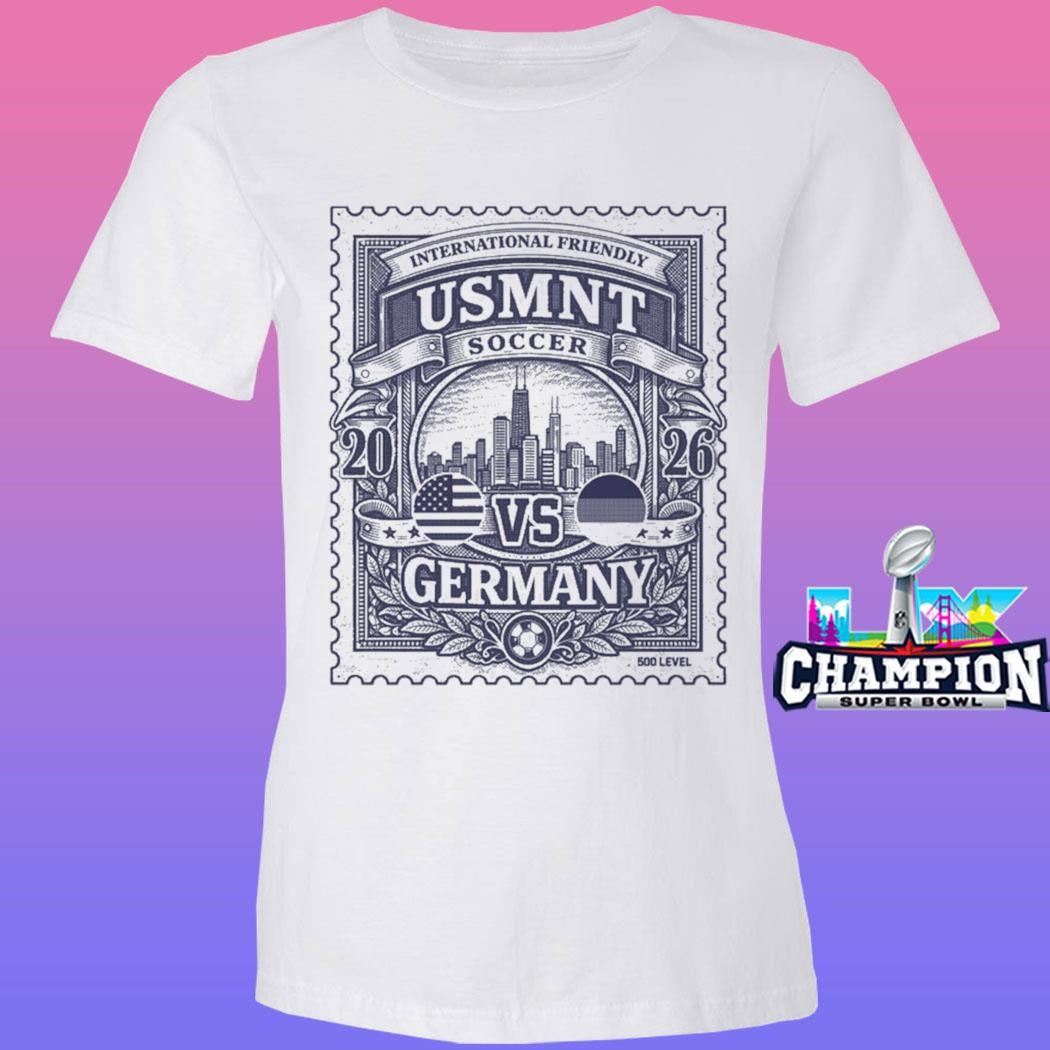 Usmnt Vs Germany 2026 Match Up Stamp Shirt