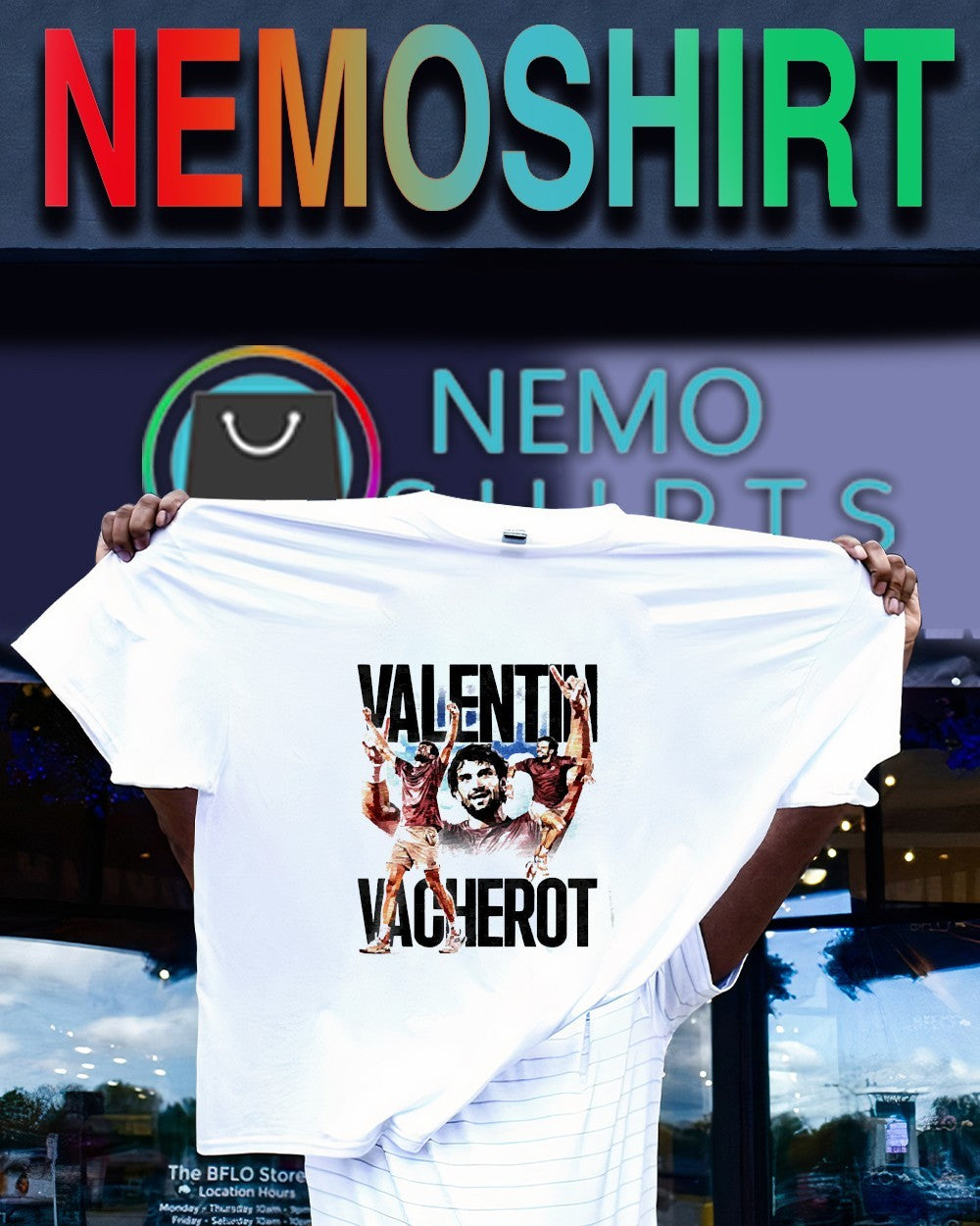 Valentin Vacherot tennis player feature shirt