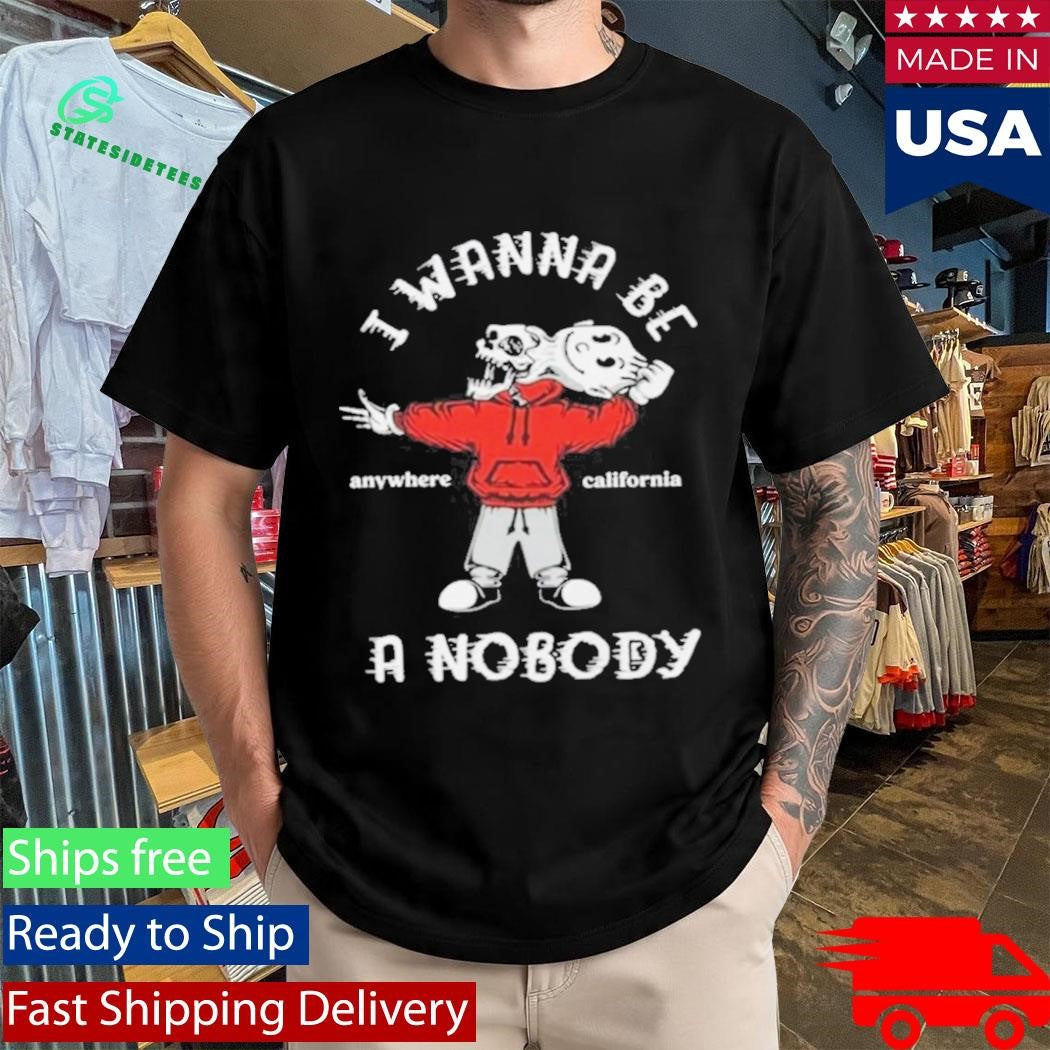 Valtteri Bottas I Wanna Be Anywhere California A Nobody Shirt
