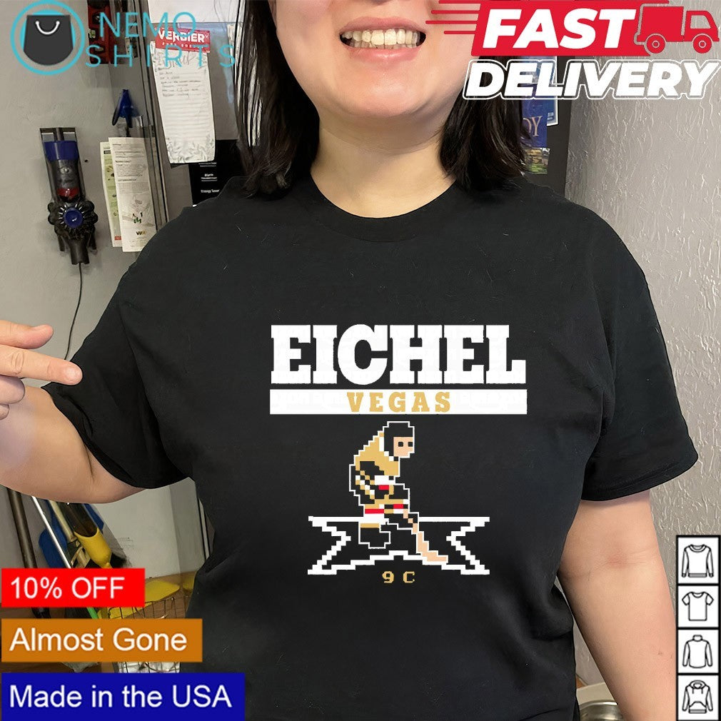 Vegas Golden Knights Jack Eichel retro 9 C hockey shirt
