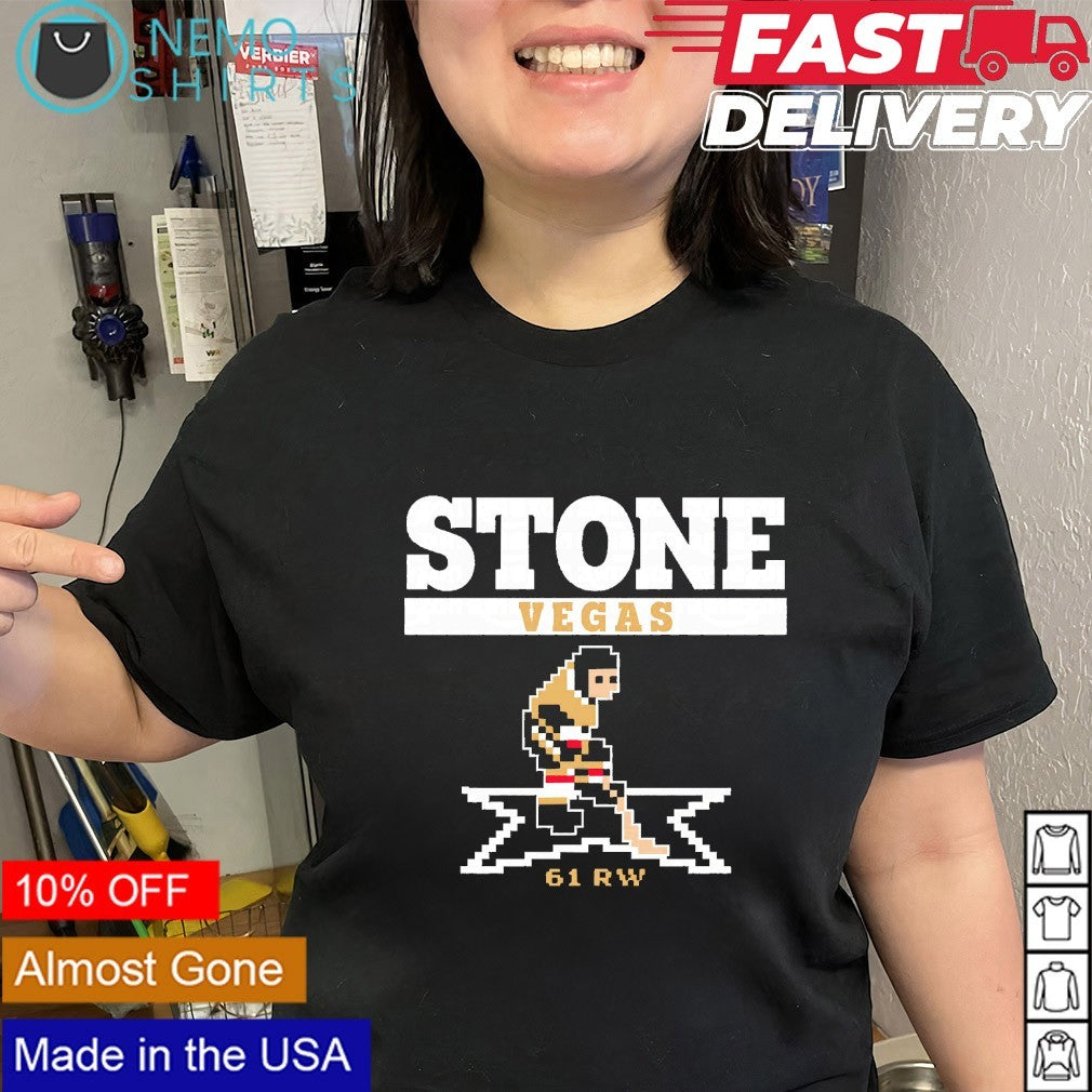 Vegas Golden Knights Mark Stone retro 8-bit hockey shirt