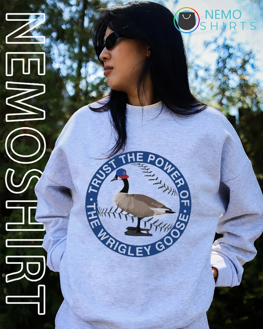 Trust the power of the Wrigley goose shirt