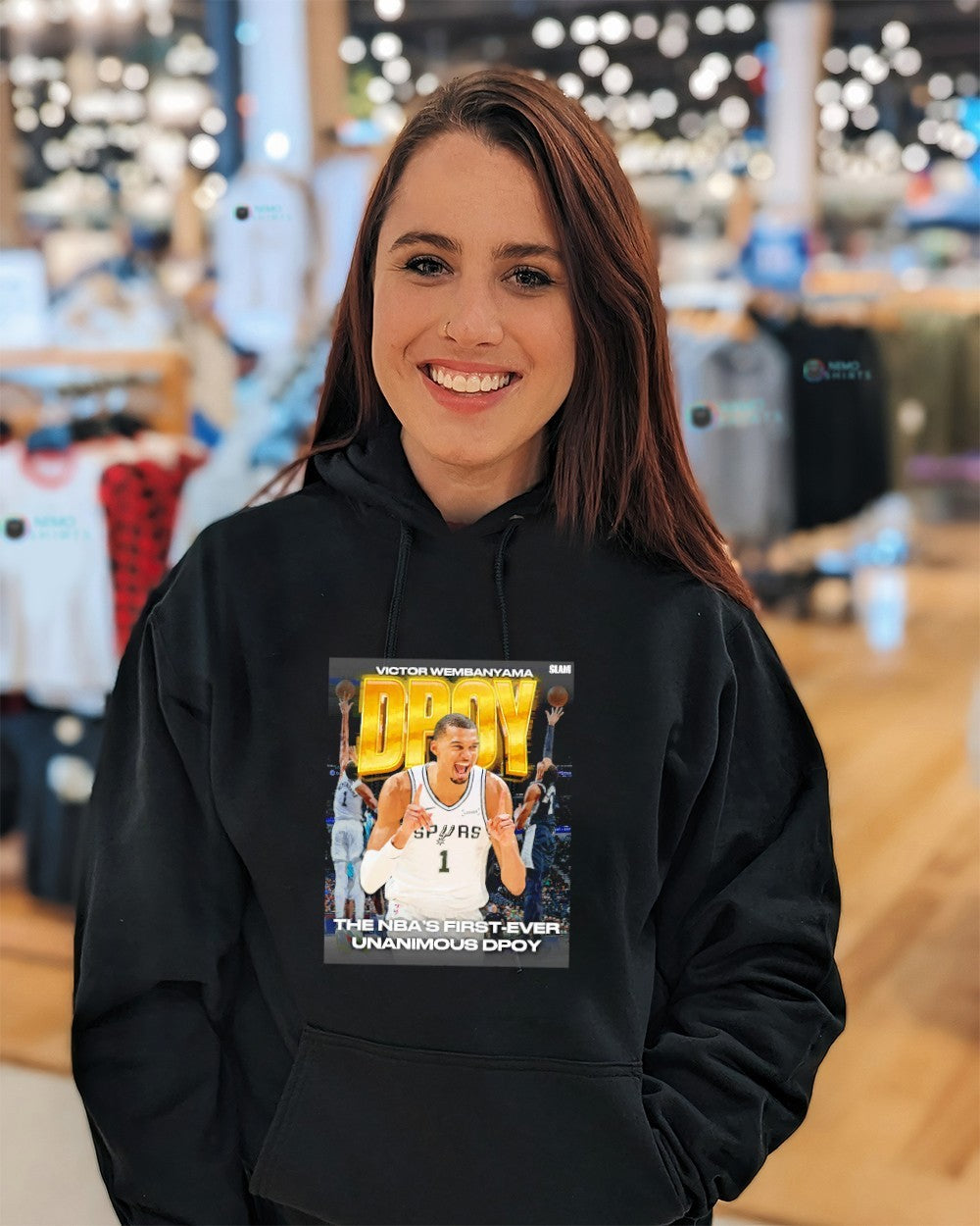 Victor Wembanyama DPOY the NBA first ever unanimous DPOY shirt