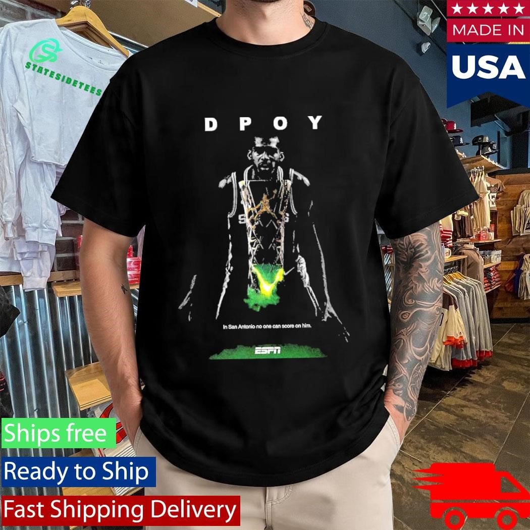 Victor Wembanyama NBA Defensive Player of the Year In San Antonio No One Can Score On Him T-Shirt