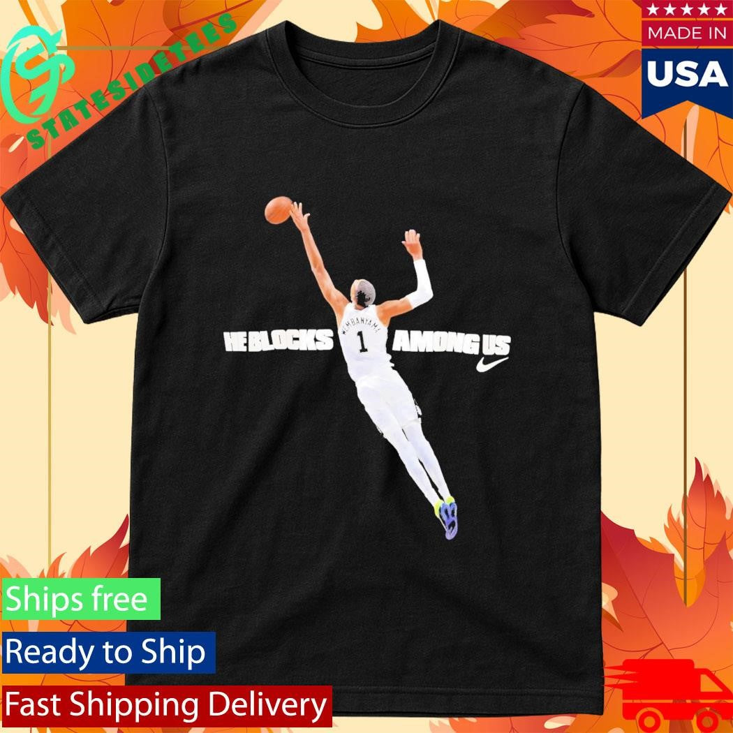 Victor Wembanyama Wemby Defensive Player of the Year 2026 He Blocks Among Us Shirt