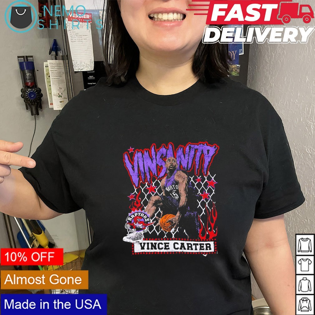 Vinsanity Vince Carter Toronto Raptors graphic shirt
