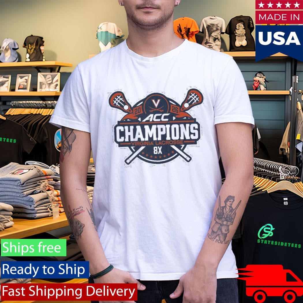 Virginia Cavaliers 8X ACC Lacrosse Champions Shirt