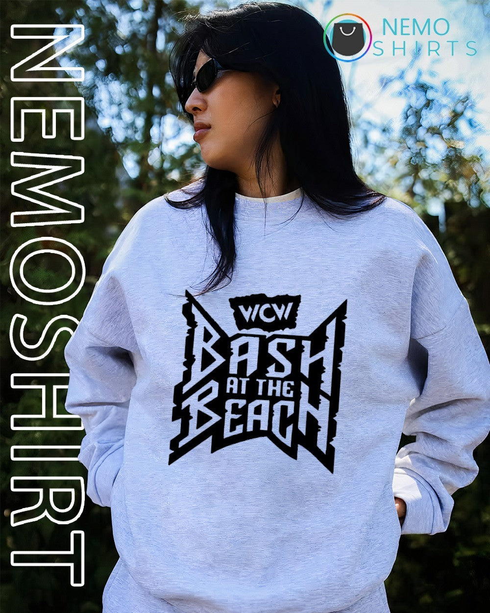 WCW Bash at the Beach 1996 wrestling shirt