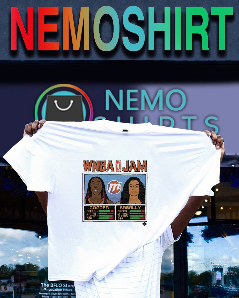 WNBA Jam Phoenix Mercury Kahleah Copper and Satou Sabally shirt