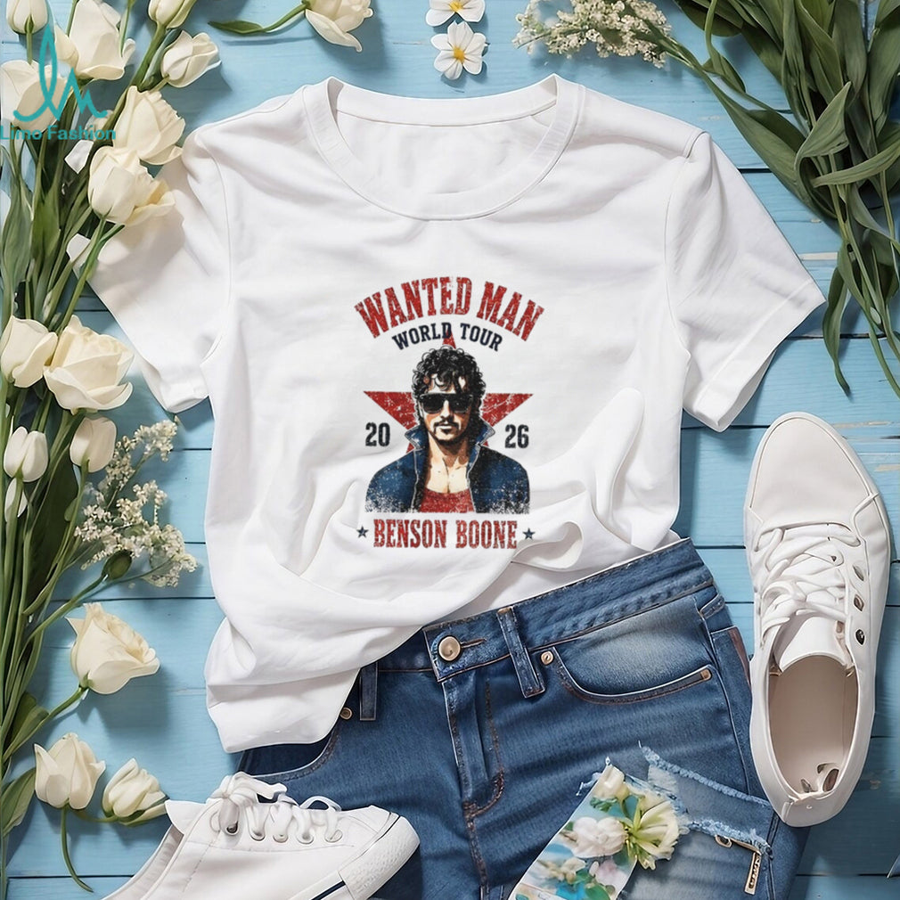 Wanted Man Graphic Benson Boone World Tour 2026 shirt