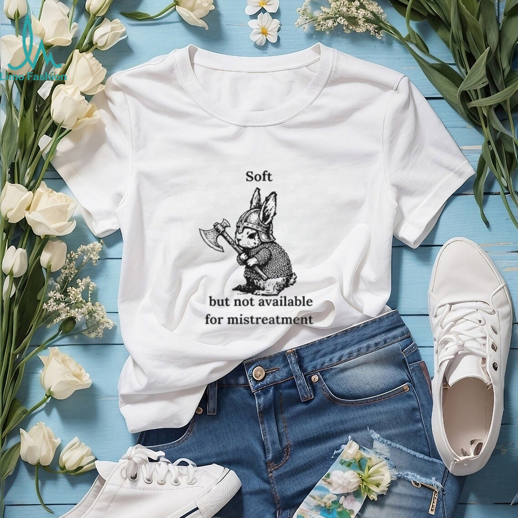 Warrior Bunny Graphic soft but not available for mistreatment shirt