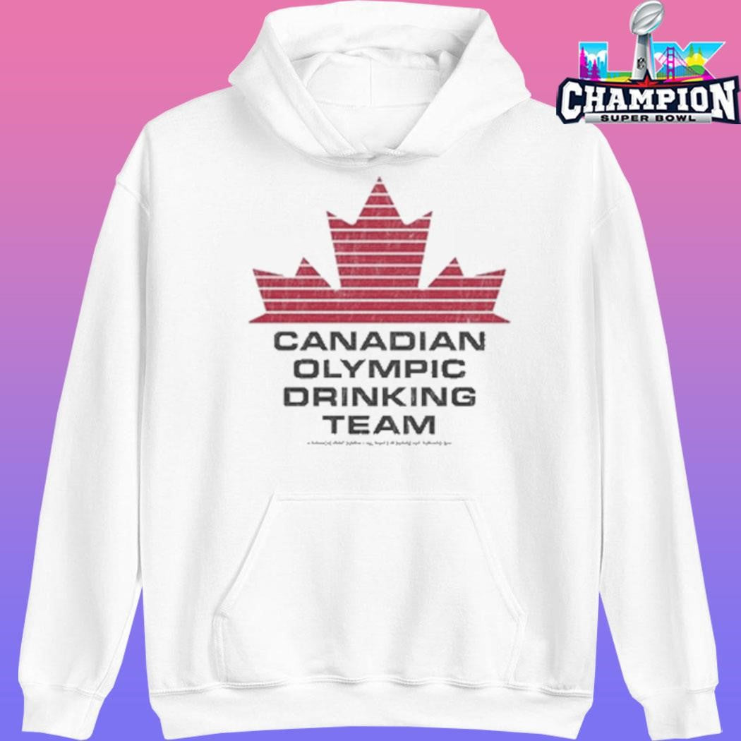 We Are Paranoid Team Canada Olympic Drinking Team Shirt