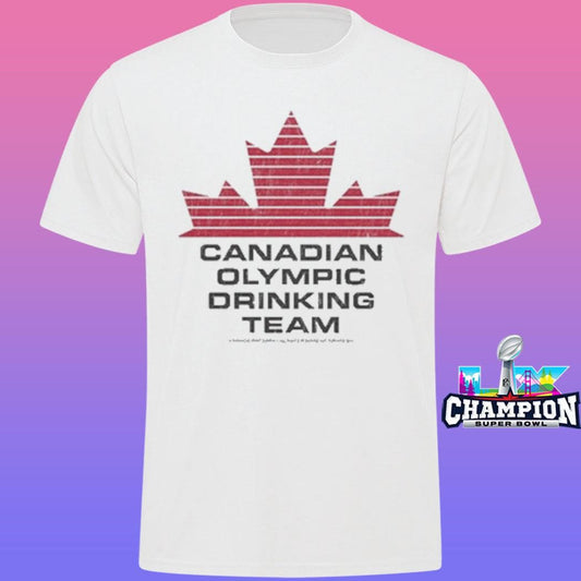 We Are Paranoid Team Canada Olympic Drinking Team Shirt