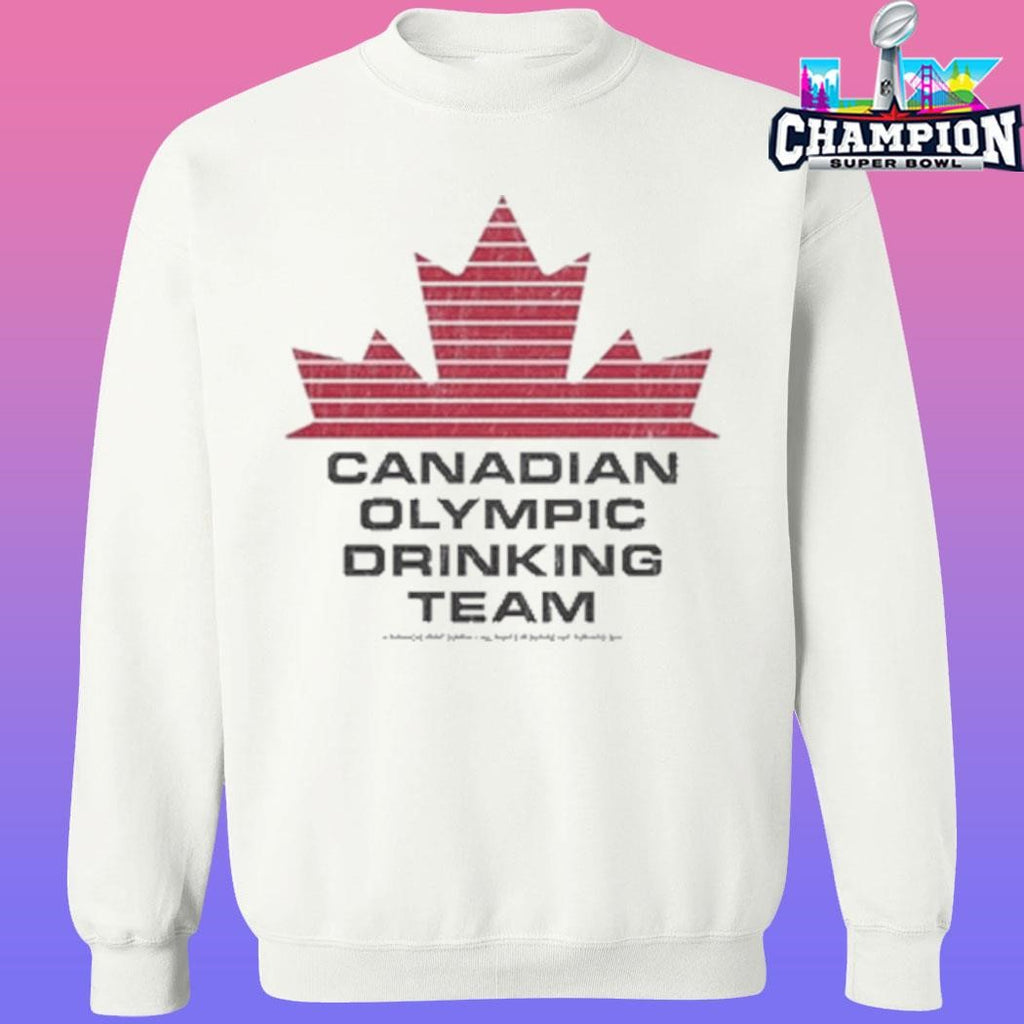 We Are Paranoid Team Canada Olympic Drinking Team Shirt