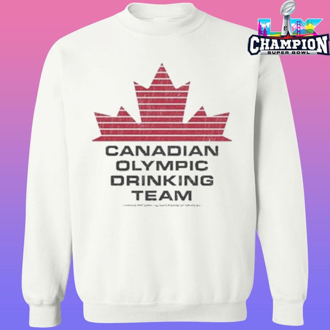 We Are Paranoid Team Canada Olympic Drinking Team Shirt