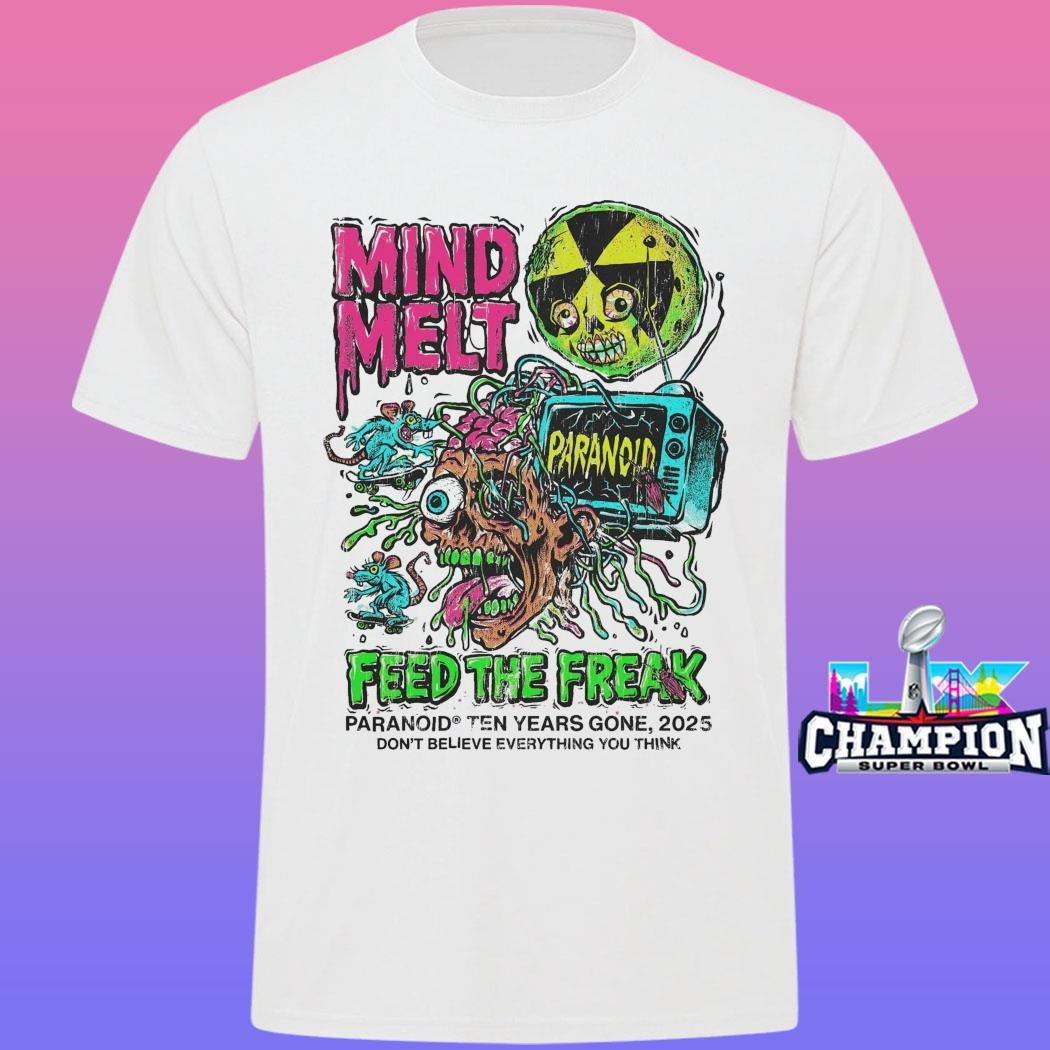 Weareparanoid Mind Melt Shirt