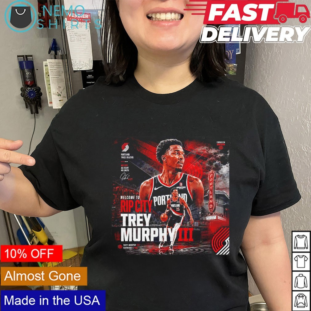 Welcome to rip city Trey Murphy III Portland Trail Blazers graphic shirt