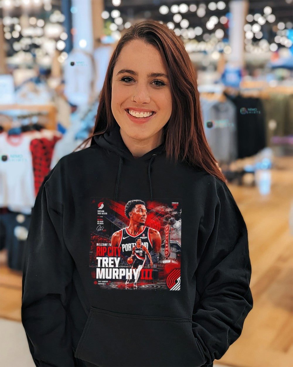 Welcome to rip city Trey Murphy III Portland Trail Blazers graphic shirt