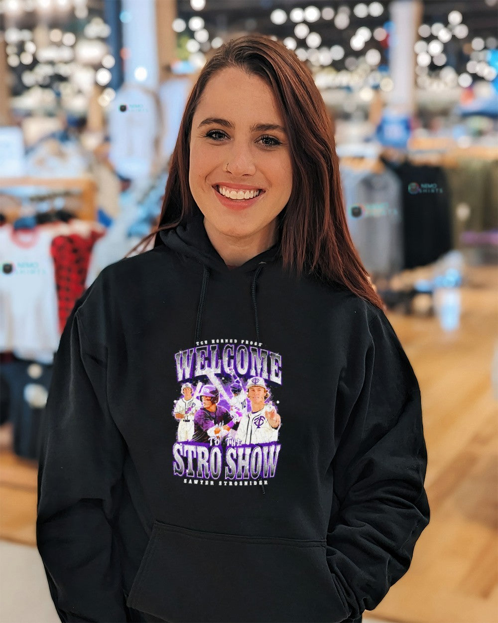 Welcome to the show Sawyer Strosnider TCU Horned Frogs shirt