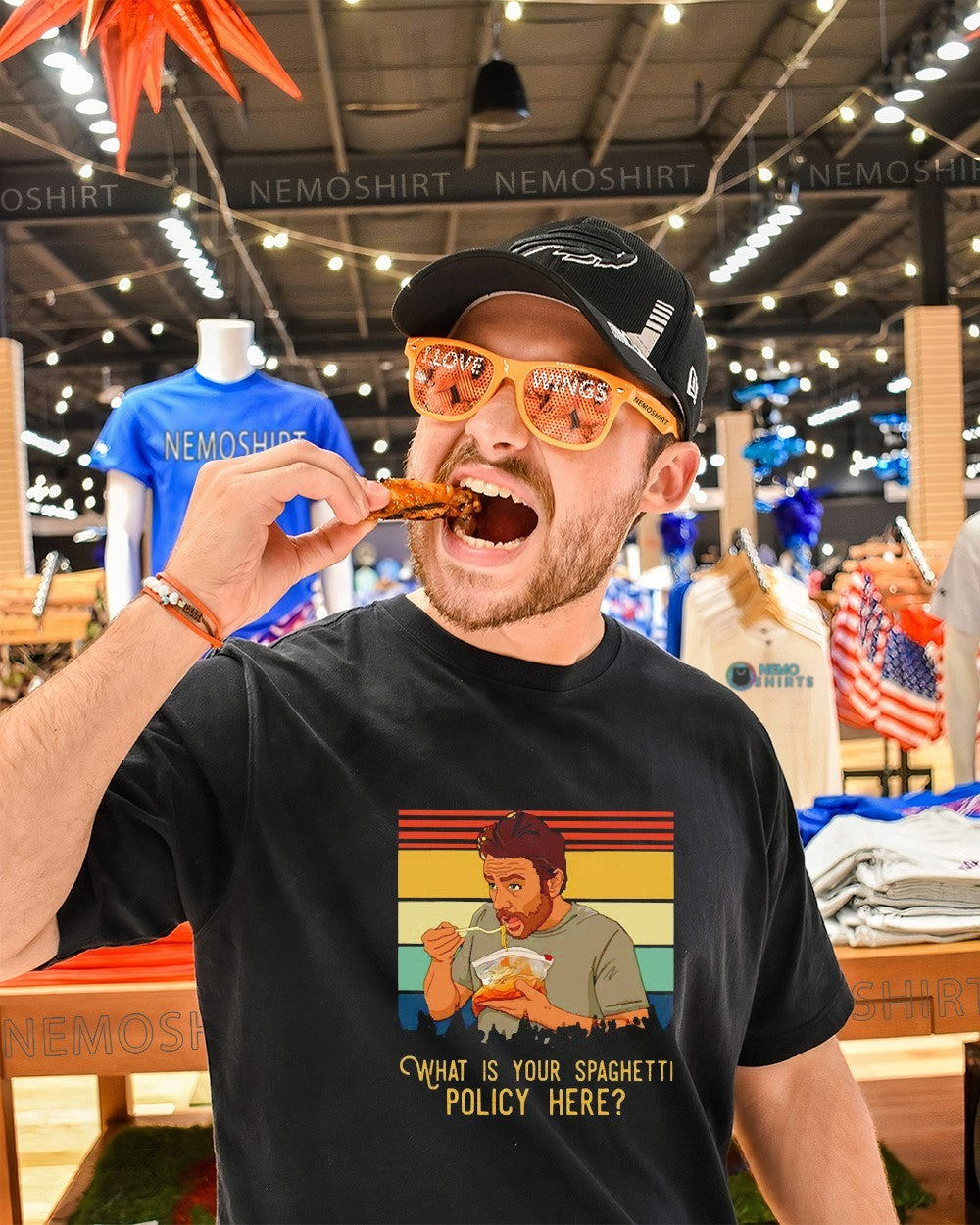 What is your spaghetti policy here shirt