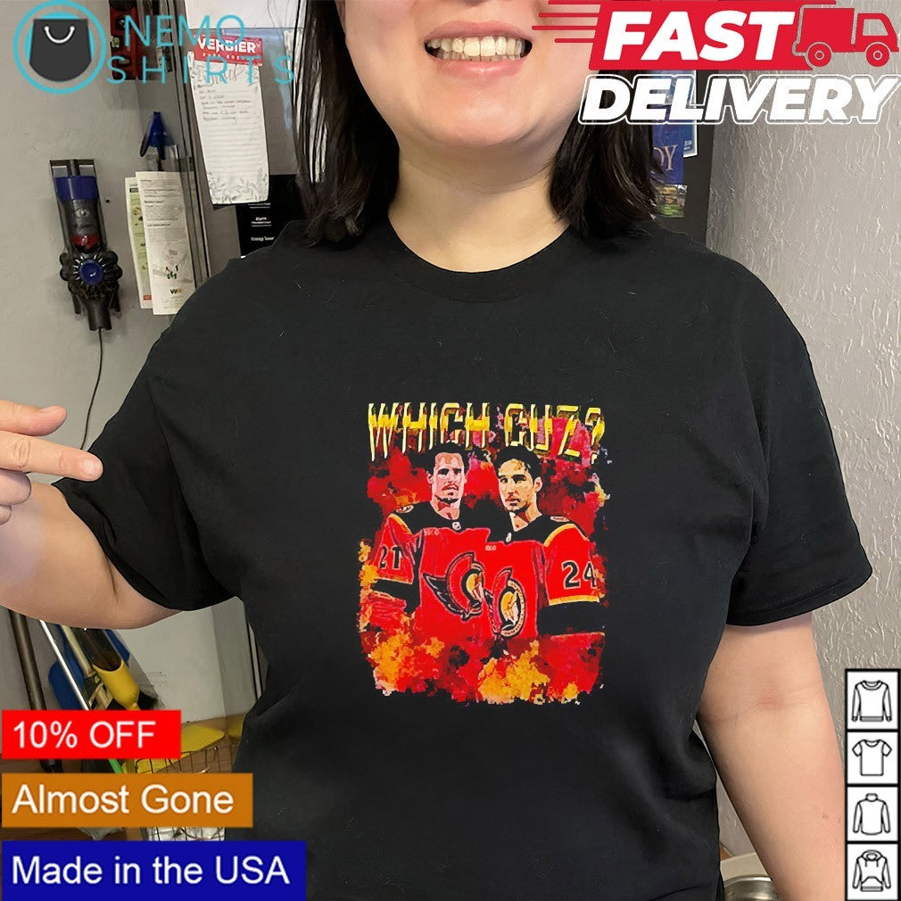 Which Guz Nick Cousins and Dylan Cozens Ottawa Senators shirt