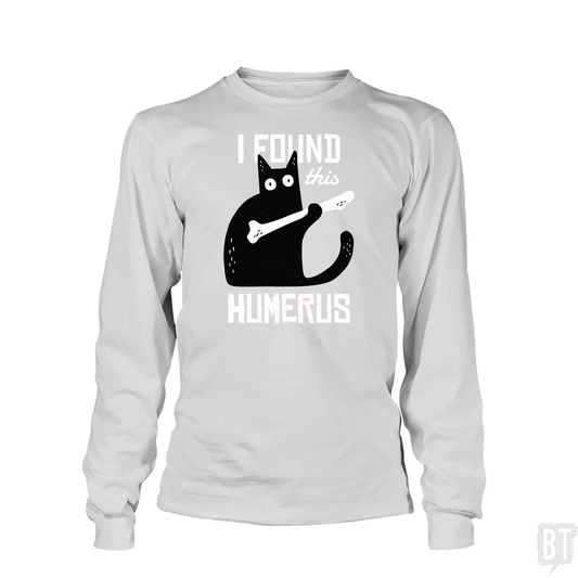 Funny Cat with a Bone Long Sleeve