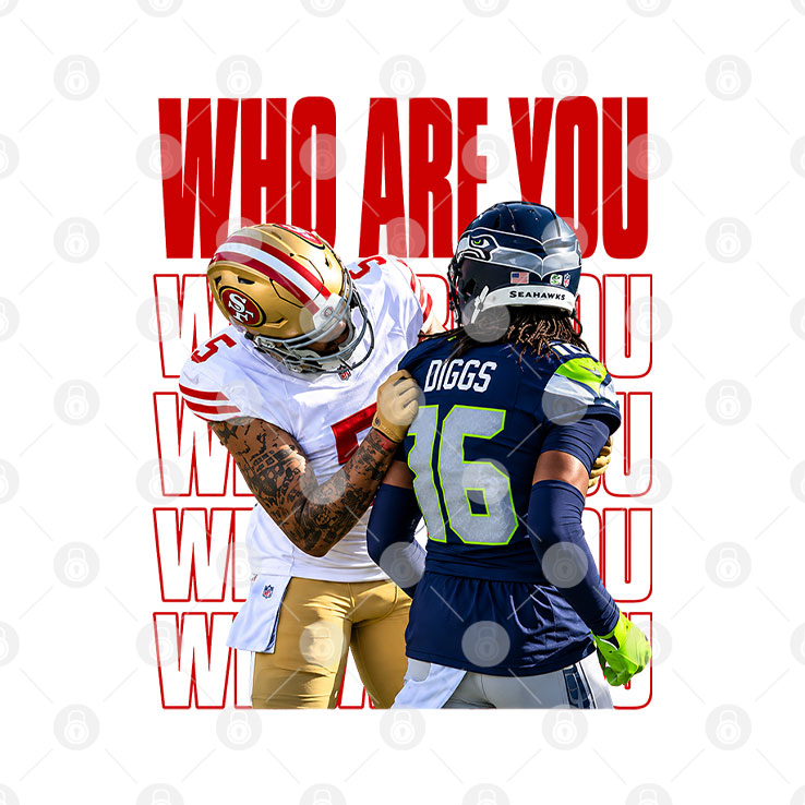 Who Are You Football Mike Evans Vs Trevon Diggs Viral Moment T Shirt