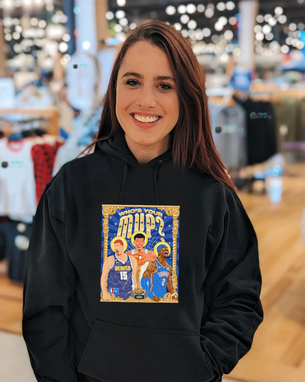 Who’s your MVP Nikola Jokić Victor Wemby and Shai shirt