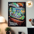Widespread Panic Wilmington NC Merch Tee Live Oak Bank Pavilion at Riverfront Park On September 18 And 19 2026 Poster Canvas